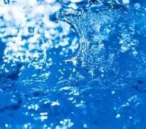 The texture of pure deionized water cleaning